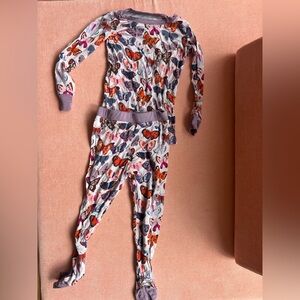 Little sleepies 2 piece 18-24m butterfly kisses